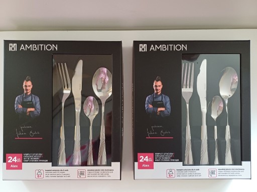 Zdjęcie oferty: Komplet Sztućców Ambition 24 elementy Alex