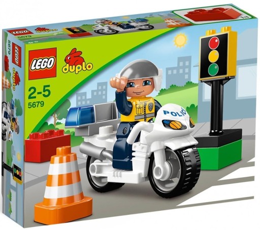 Zdjęcie oferty: LEGO DUPLO MOTOCYKL POLICYJNY POLICJA - NUMER 5679