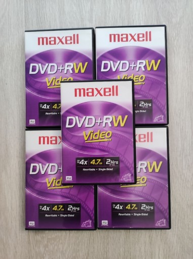 Zdjęcie oferty: Płyty DVD + RW VIDEO MAXELL