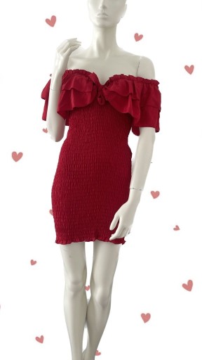 Zdjęcie oferty: Czerwona sukienka - Hiszpanka 