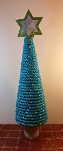 Zdjęcie oferty: Choinka z liny żeglarskiej 70 cm