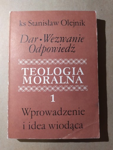 Zdjęcie oferty: S. Olejnik - Teologia moralna, T. 1-3, ATK 1988