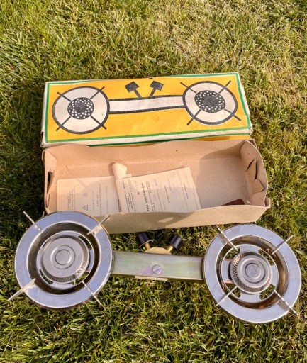 Zdjęcie oferty: Kuchenka gazowa turystyczna PRLTyp 2GK-10 komplet z pudełkiem i dokumentami