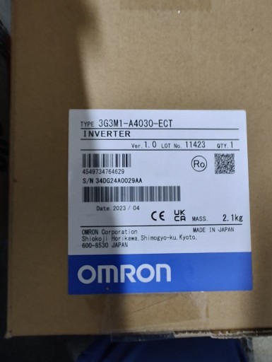 Zdjęcie oferty: Falownik Omron 3G3M1-A4030-ECT EtherCAT
