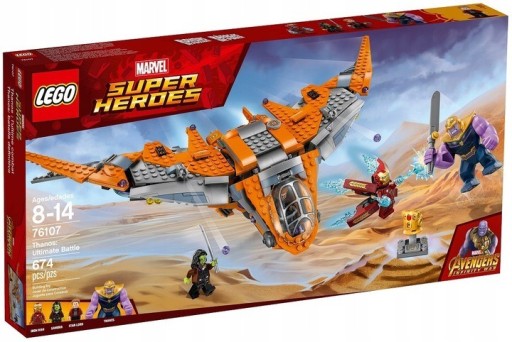 Zdjęcie oferty: LEGO Super Heroes 76107 Thanos: ostateczna walka