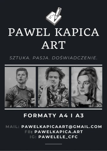 Zdjęcie oferty: PAWELKAPICA ART. Portret na zamówienie (A4)
