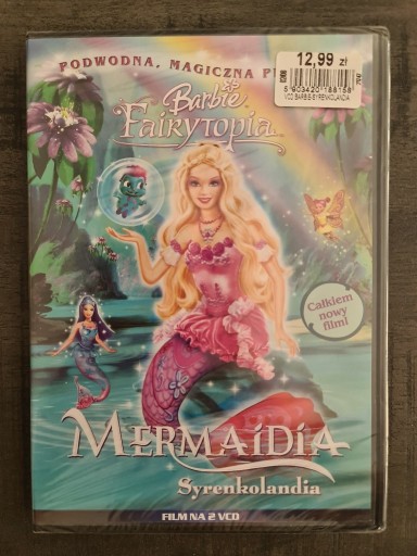 Zdjęcie oferty: Barbie Fairytopia Mermaidia Syrenkolandia 2xVCD