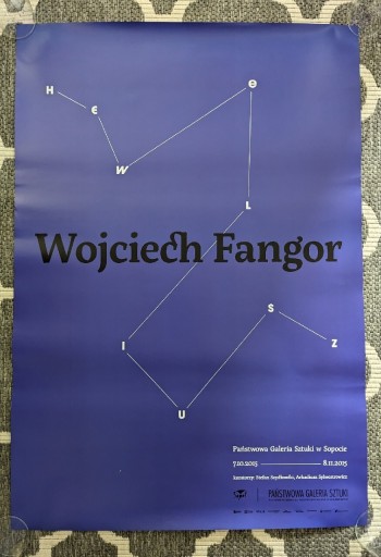 Zdjęcie oferty: Plakat wystawa Wojciech Fangor 2015 dekoracja
