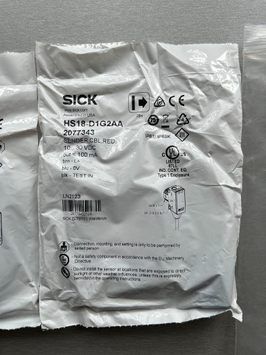 Zdjęcie oferty: SICK 2077343 HS18-D1G2AA - Nowy