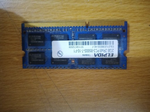 Zdjęcie oferty: Pamięć 2GB DDR3 1066MHz 2Rx8 PC3-8500S-07-10-F2