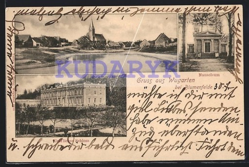 Zdjęcie oferty: OGARDY Wugarten Strzelce Kraj. Lubicz pałac  1901