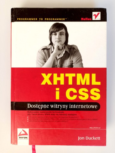 Zdjęcie oferty: XHTML i CSS Jon Duckett Helion programowanie 
