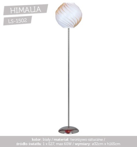 Zdjęcie oferty: Lampa podłogowa HIMALIA