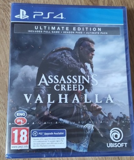 Zdjęcie oferty: Assassin's Creed Valhalla Ultimate Edition PS4 PL
