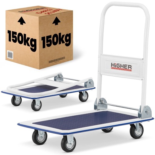 Zdjęcie oferty: Wózek platformowy HIGHER 150 kg PL-PH150