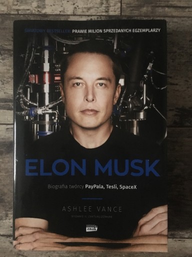 Zdjęcie oferty: Elon Musk biografia Ashley Vance tesla spacex