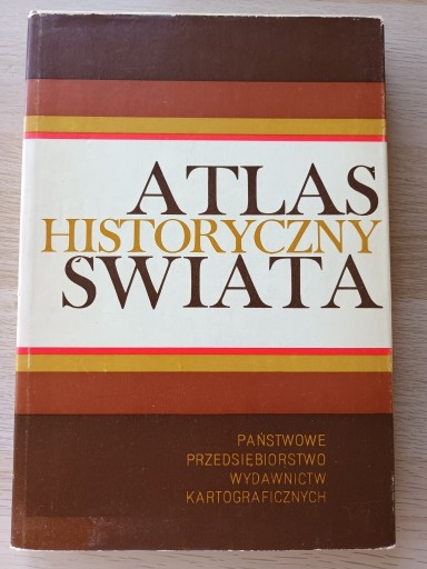 Zdjęcie oferty: Atlas historyczny świata–pod redakcją Józefa Wolsk
