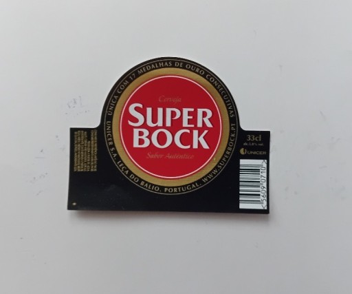 Zdjęcie oferty: Etykieta piwa z Portugalii