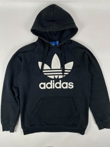 Zdjęcie oferty: Hoodie/ Bluza z kapturem Adidas S czarna Oversize