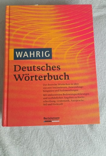 Zdjęcie oferty: Wahrig deutsch Wörterbuch słownik WIELKI leksykon