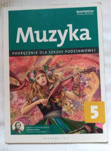 Zdjęcie oferty: Muzyka klasa 5 podręcznik OPERON