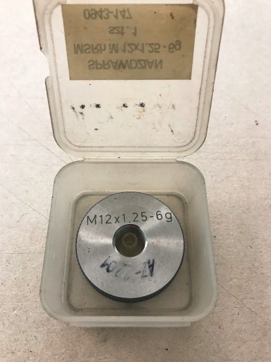 Zdjęcie oferty: Sprawdzian pierścieniowy do gwintu MSRh M12x1,25-6