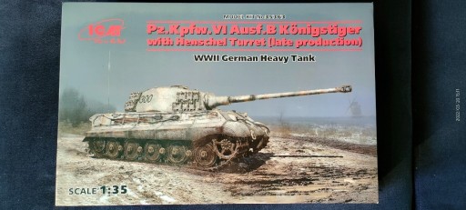 Zdjęcie oferty: Tiger II PZKPFW VI B model ICM 1:35