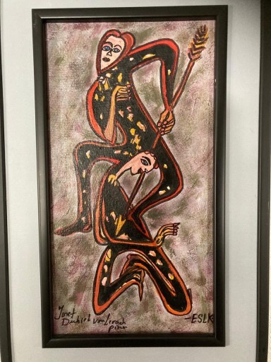 Zdjęcie oferty: Josef Dubiel von Lerach - „Taniec z włócznią „