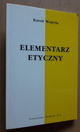 Zdjęcie oferty: Elementarz etyczny – Karol Wojtyła 