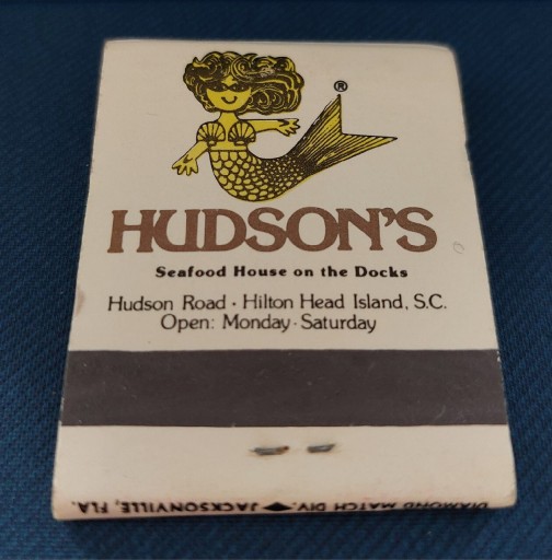 Zdjęcie oferty: Zapałki. Hudson's. Seafood house of the Docks