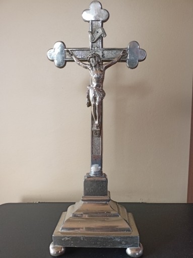 Zdjęcie oferty: Krzyż stojący, pasyjka, krucyfiks, antyk