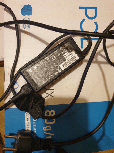 Zdjęcie oferty: Zasilacz HP hp ppp019l-s + kabel Oryginał