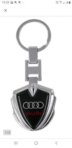 Zdjęcie oferty: Breloczek do kluczy logo AUDI 