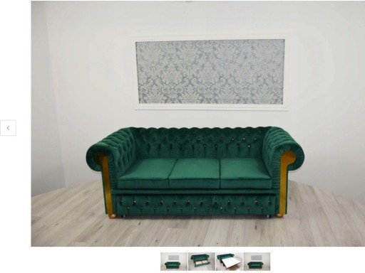 Zdjęcie oferty: sofa chesterfield glamour