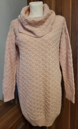 Zdjęcie oferty: Sweter długi z kołnierzem oversize H&M