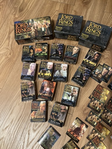 Zdjęcie oferty: LOTR TCG - pudełka, instrukcje, gadżety