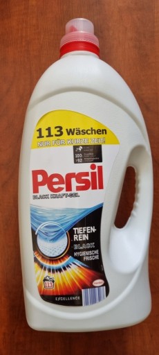 Zdjęcie oferty: PERSIL 5,65l Black - Niemiecki żel do prania do czarnego