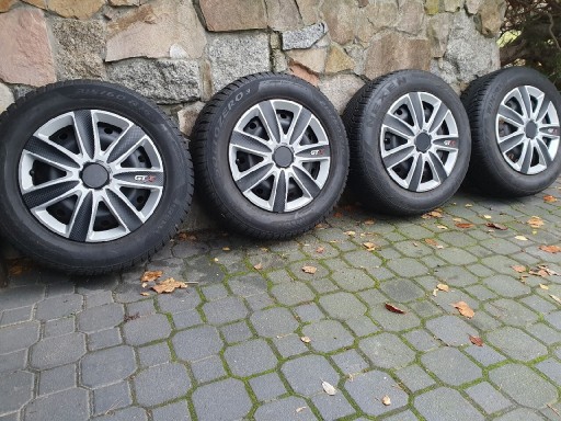 Zdjęcie oferty: Koła 5x108 opony zimowe  215/60 R16 kołpaki śruby!