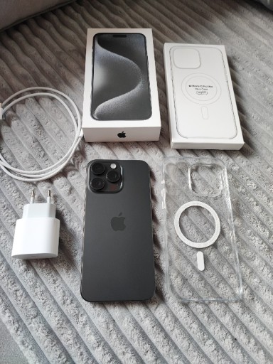 Zdjęcie oferty: Apple IPhone 15 Pro Max 256gb + ładowarka, case