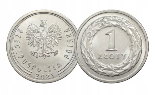 Zdjęcie oferty: 1 złoty 2021 r. z woreczka MW