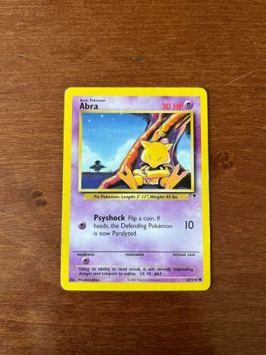 Zdjęcie oferty: Karta Pokemon ABRA Legendary Collection 67/110