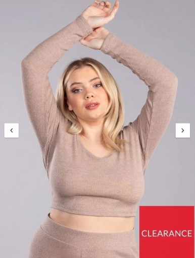 Zdjęcie oferty: Boux Avenue - Oatmeal Mya Top Rozmiar 46