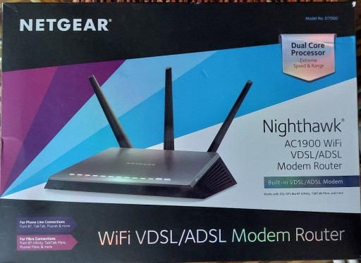 Zdjęcie oferty: Netgear Nighthawk Modem Router WiFi AC1900 (R7000)