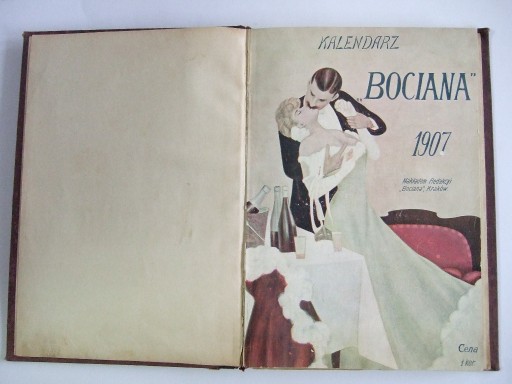 Zdjęcie oferty: KALENDARZ "BOCIANA" NA ROK 1907