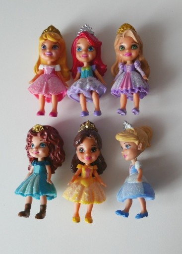 Zdjęcie oferty: Księżniczki Disneya mini lalki 6 sztuk 