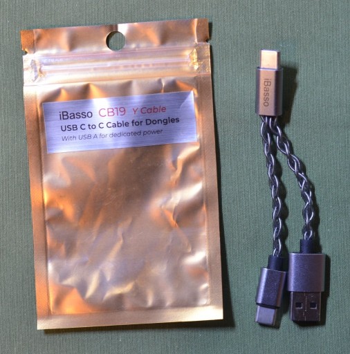 Zdjęcie oferty: iBASSO CB19 KABEL DODATKOWE ZASILANIE DLA DONGLA USB C