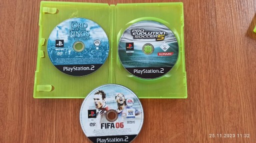 Zdjęcie oferty: Lord of The Rings Two Towers FIFA 06 Pro Evo 5 PS2