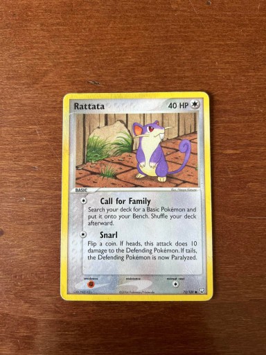 Zdjęcie oferty: Karta Pokemon RATTATA Team Rocket Returns 72/109