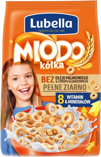 Zdjęcie oferty: Płatki śniadaniowe Lubella Mlekołaki z miodem 500g