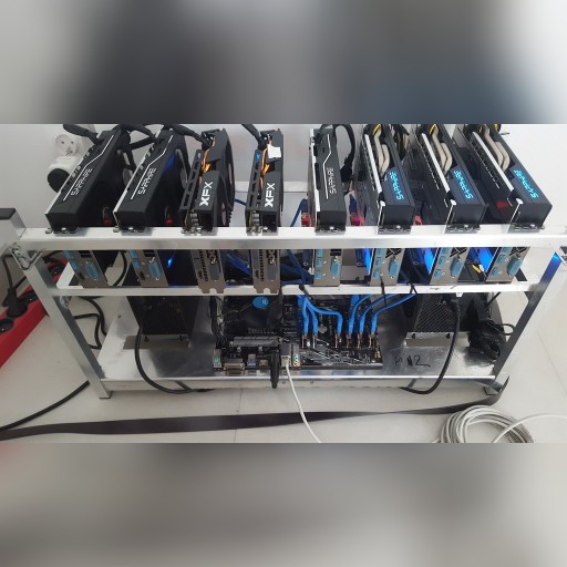 Zdjęcie oferty: Koparka Kryptowalut 7 x RX 580 8GB Serwer